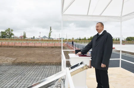 President Ilham Aliyev opened “Modern” furniture factory in Aghstafa