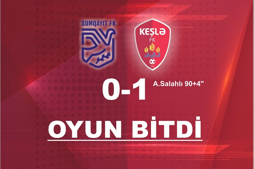 Keşlə son dəqiqə qolu ilə Sumqayıta qalib gəldi