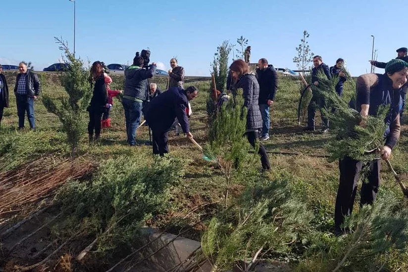 ETSN-in “Ağac əkək, qoruyaq, bu ənənəni yaşadaq!” aksiyasına jurnalistlər də qoşulub