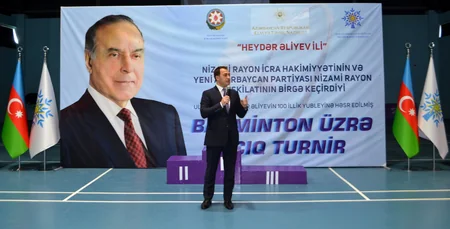 Nizami rayonunda “Heydər Əliyev İli” çərçivəsində Badminton üzrə açıq turnir keçirilib