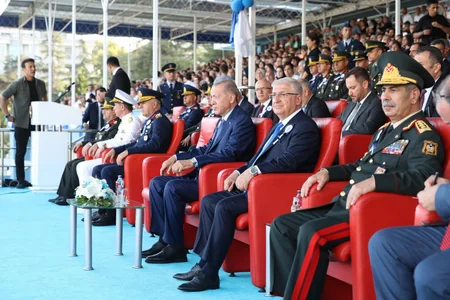 Azerbaijani Defense Minister attends graduation ceremony of Turkish Naval Academy and Air Force Academy
