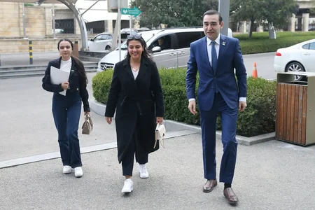 Türkiyəli Olimpiya mükafatçısı Milli Gimnastika Arenasının qonağı olub