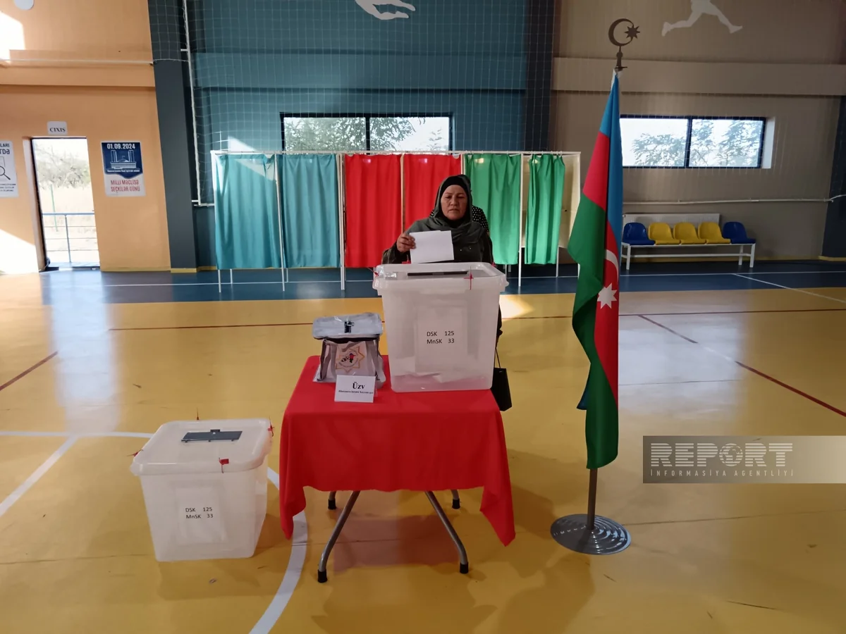 Ağalı kəndində səsvermə seçici fəallığı şəraitində keçirilir
