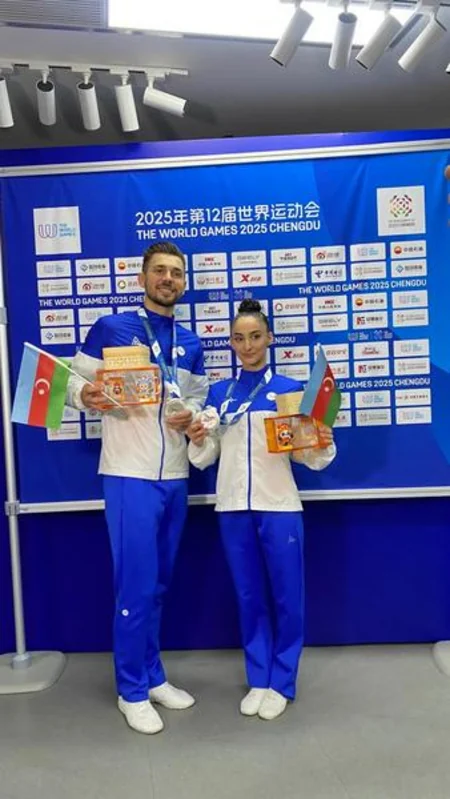 Azərbaycan gimnastları Dünya Oyunlarında üç gümüş medal qazanıblar