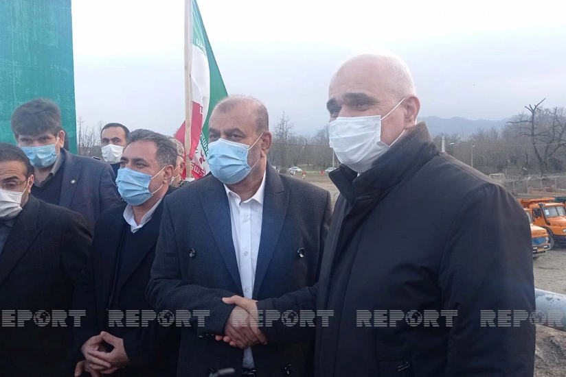 Groundbreaking ceremony of Azerbaijan-Iran road bridge takes place in Astara