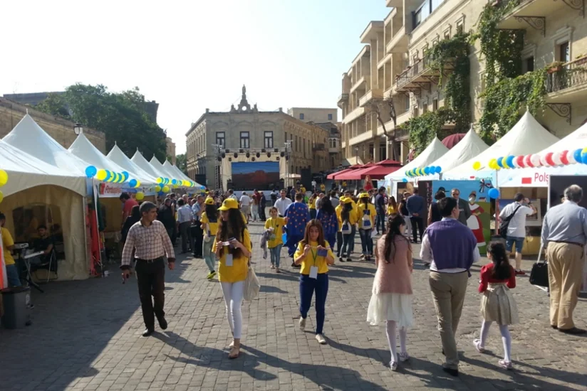 Bakıda “Avropa şəhərciyi”nin açılışı olub - FOTO
