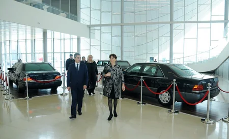 ​Macarıstan baş nazirinin xanımı Heydər Əliyev Mərkəzində olub