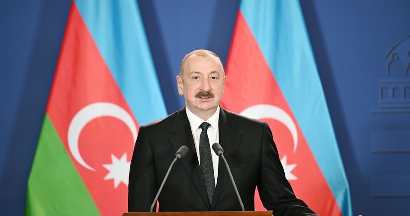 İlham Əliyev: Aİ daxilində müstəqil siyasət aparmaq böyük qəhrəmanlıq tələb edir ki, bunlar da Macarıstanda var