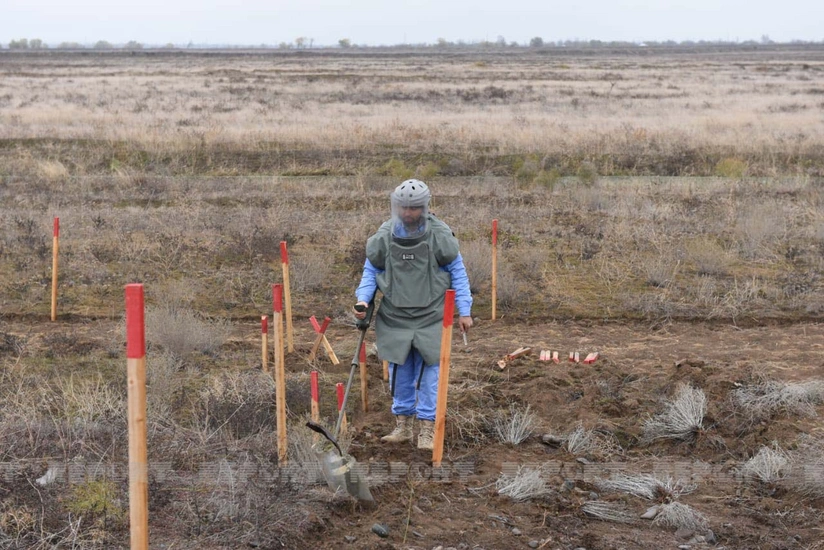 Azad edilən ərazilərdə daha 42 mina aşkarlanıb