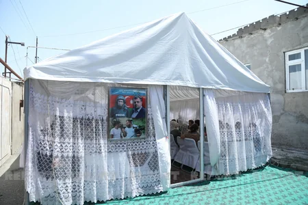 Jurnalist Məhərrəm İbrahimovun şəhid olmasının ildönümü münasibətilə mərasim keçirilib