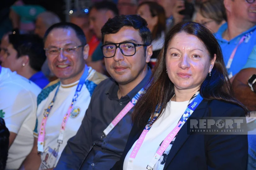 Azərbaycan rəsmiləri Paris-2024 Yay Olimpiya Oyunlarında güləş yarışlarını izləyirlər