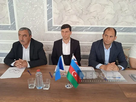 Füzulidə beynəlxalq təşkilatların iştirakı ilə minalar əleyhinə maarifləndirmə tədbiri keçirilib