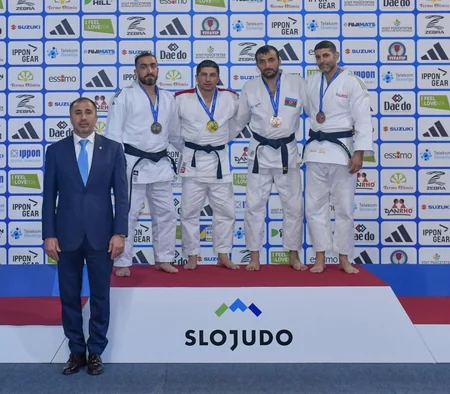Azərbaycanın veteran cüdoçuları Avropa çempionatını 11 medalla başa vurublar