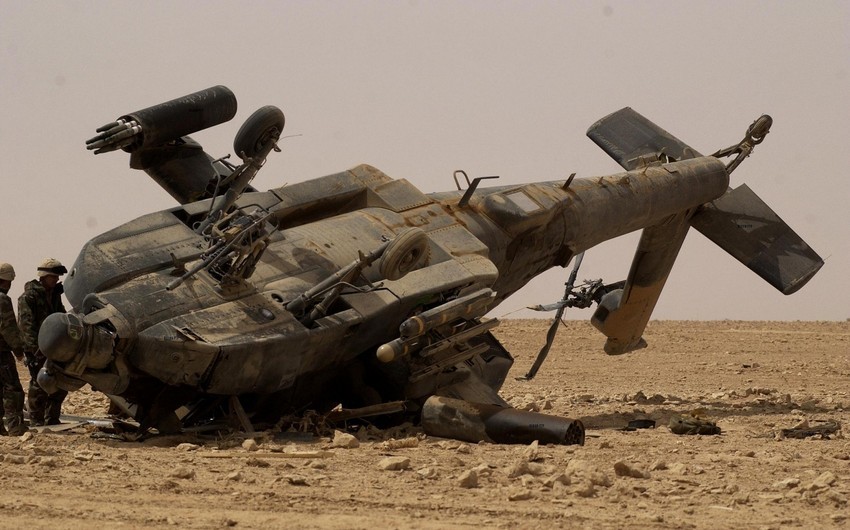 Hindistanda hərbi helikopter qəzaya uğrayıb