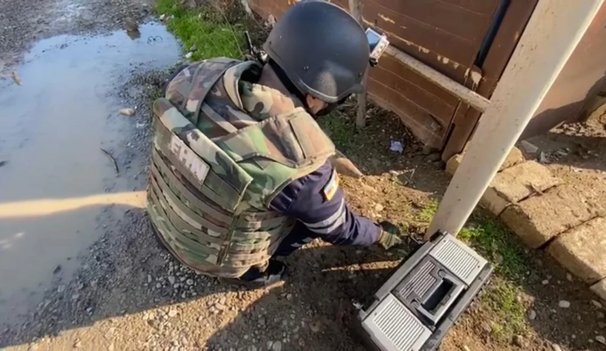 Bakıda top mərmisi tapılıb