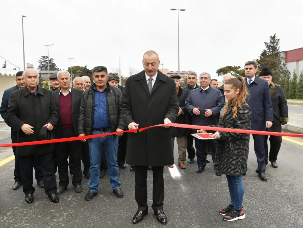 President Ilham Aliyev attended opening of Mardakan-Gala highway