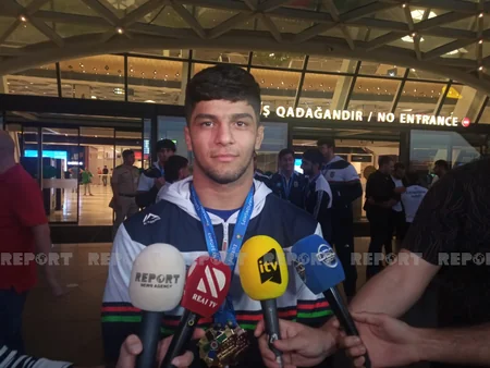 Azərbaycanın Avropa çempionatında iştirak etmiş cüdoçuları Vətənə qayıdıb