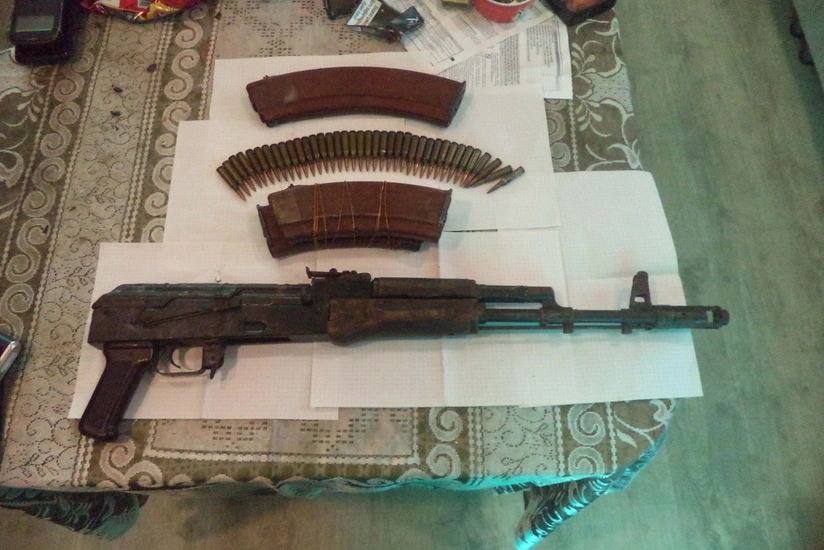 Bakıda silahlı narkotacir saxlanıldı - VİDEO