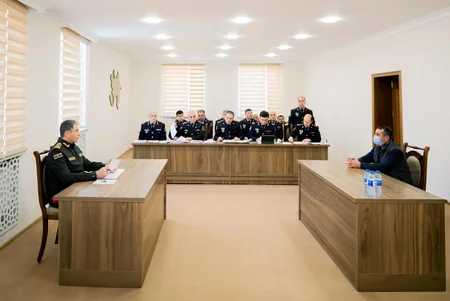 Vilayət Eyvazov Şamaxıda vətəndaşları qəbul edib