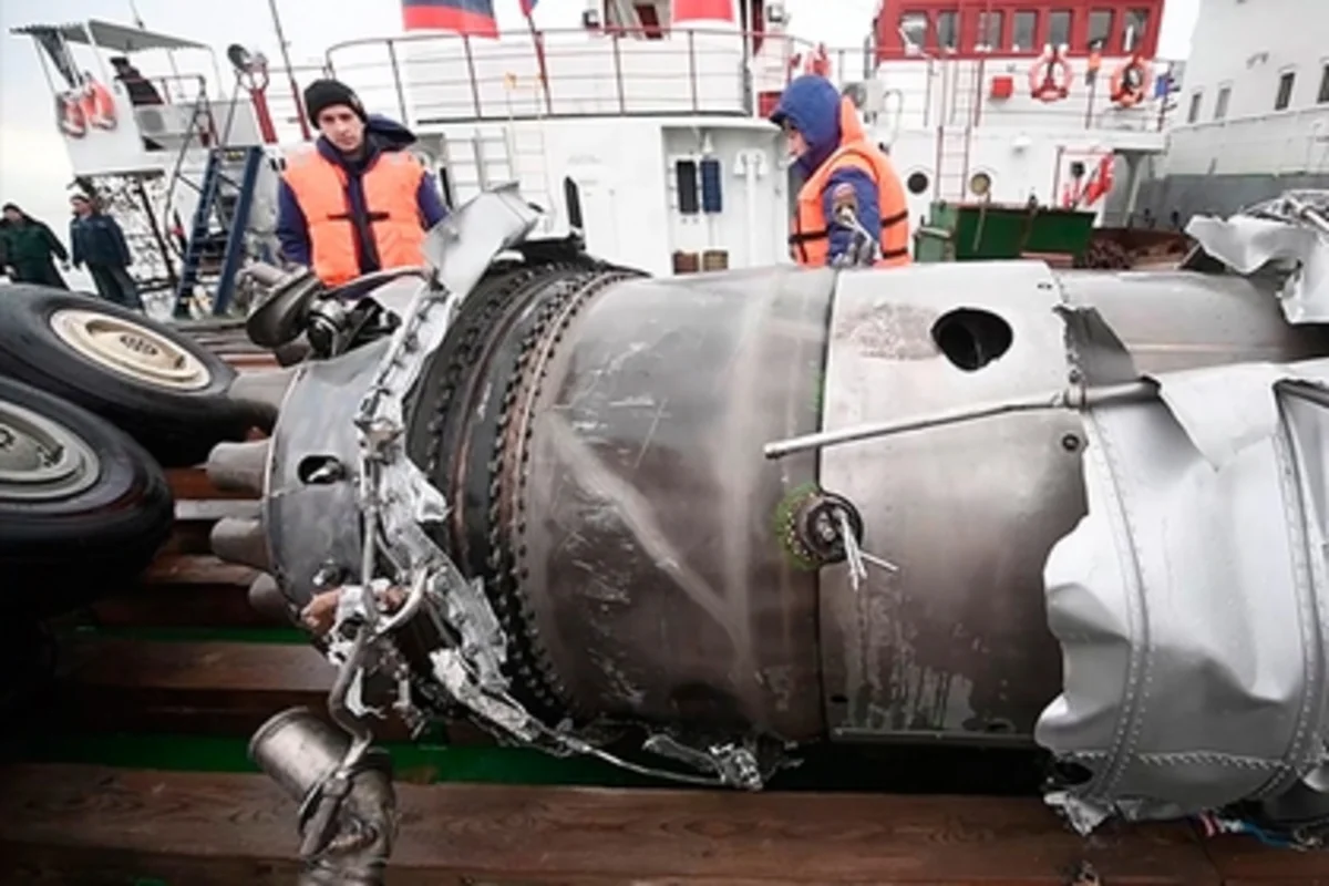 Минобороны назвало возможную причину катастрофы Ту-154 над Черным морем