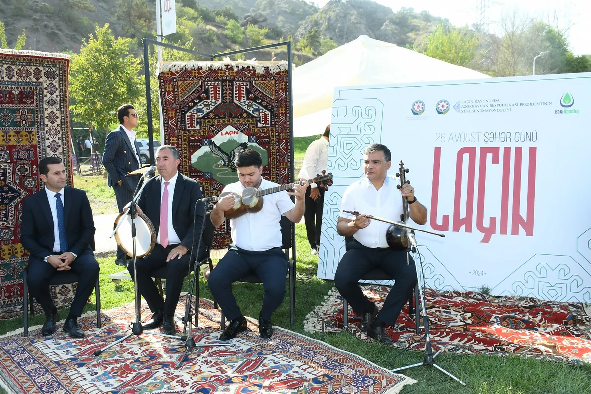 Laçın Şəhəri Günü Həkəri çayının sahilində müxtəlif tədbirlərlə davam edib