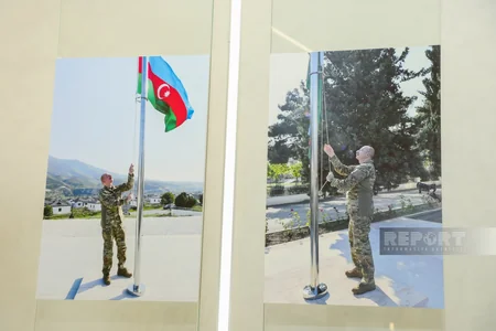 Dövlət Bayrağı Meydanındakı yenilənmiş Bayraq Muzeyi təqdim edilib