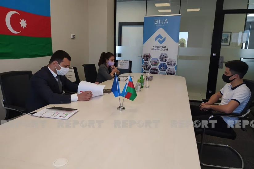BNA-nın könüllüləri müsahibədə iştirak edib