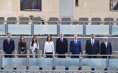 Prezident İlham Əliyev Bakıda keçirilən cüdo üzrə dünya çempionatının təntənəli açılış mərasimində iştirak edib - YENİLƏNİB-2 - VİDEO