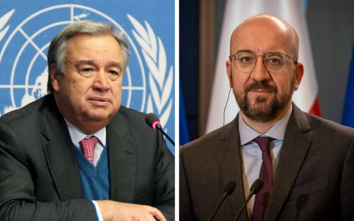 Генсек ООН и председатель Совета ЕС обсудили Украину