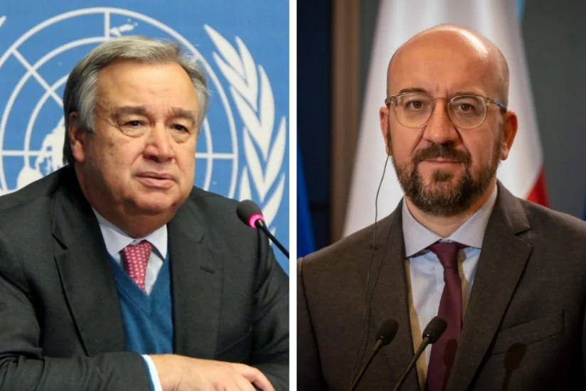 Генсек ООН и председатель Совета ЕС обсудили Украину