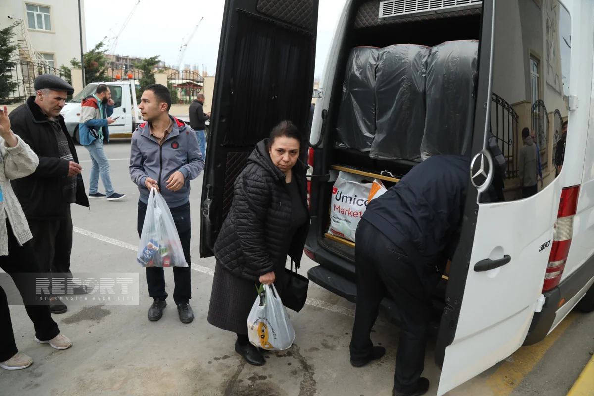 Sarıcalı kəndinə növbəti köç çatıb, evlərin açarları təqdim edilib - YENİLƏNİB
