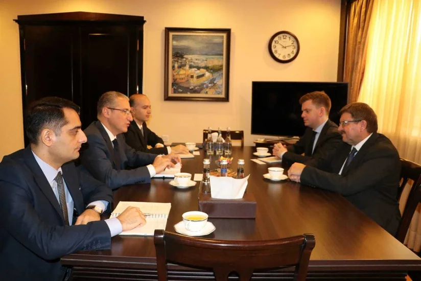 Muxtar Babayev Norveçin Azərbaycandakı müvəqqəti işlər vəkilini qəbul edib