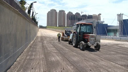 Bakı Avtovağzalı Kompleksi ərazisində bərkitmə işləri yekunlaşıb - VİDEO - FOTO