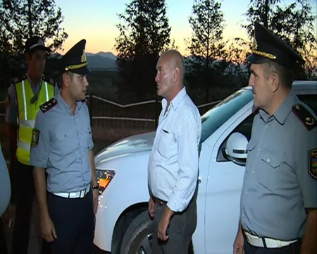 Yol polisi Göygöldə reyd keçirib, avtomobili sərxoş vəziyyətdə idarə edən 17 nəfər aşkarlanıb
