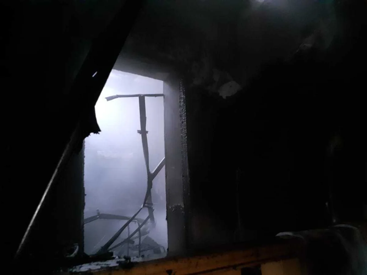 В Агсу сгорел частный дом