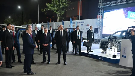 President Ilham Aliyev views EXPO Central Asia 2023 exhibition in Dushanbe
