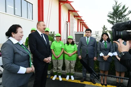 Ağdaşda Biyan Sənaye Parkının açılışı olub - YENİLƏNİB