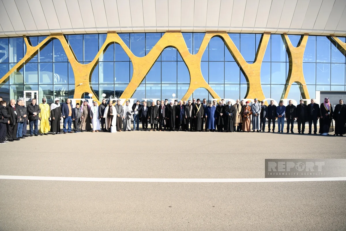 Participants of Global Summit of Religious Leaders arrive in Karabakh