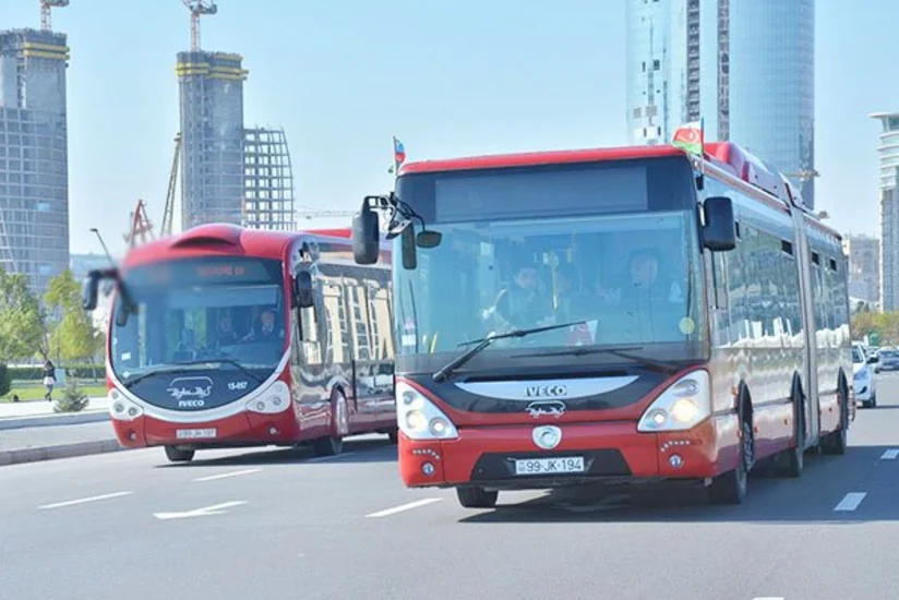 Bakıda 8 marşrut xətti üzrə avtobusların hərəkət sxemi dəyişdiriləcək