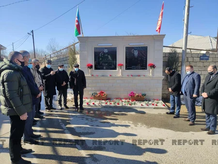 Sumqayıtda iki şəhidin xatirəsi əbədiləşdirilib