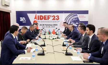 Azerbaijani Defense Minister participates in opening ceremony of IDEF'23
