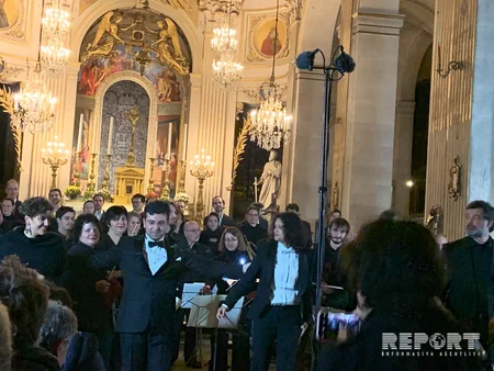 Parisdə azərbaycanlı dirijor Əyyub Quliyevin rəhbərliyi ilə konsert keçirilib - FOTO