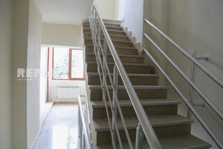 Binəqədidə yanan binanın təmiri başa çatıb - FOTO