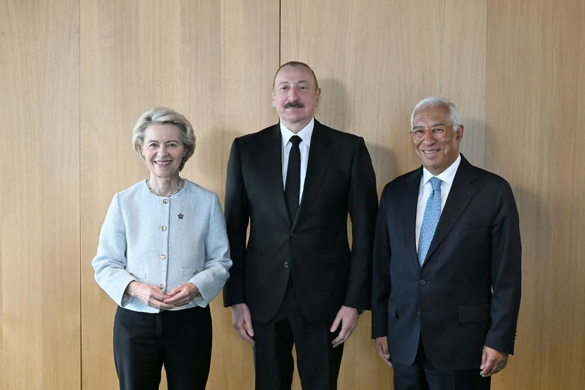 İlham Əliyevin Tiranada Avropa İttifaqı Şurası və Avropa Komissiyasının prezidentləri ilə görüşü olub - YENİLƏNİB