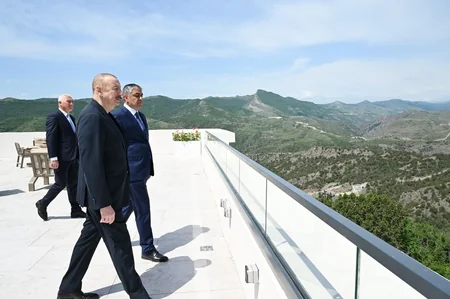 Prezident İlham Əliyev “Laçın” İstirahət Kompleksinin açılışında iştirak edib