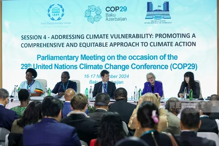 Promoting fair approach to combating climate change discussed at parliamentary meeting in Baku