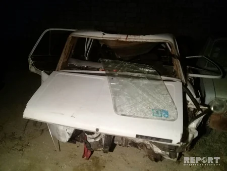 Bakıda zəncirvari qəza baş verib, 10 nəfər yaralanıb, 1 körpə ölüb - FOTO