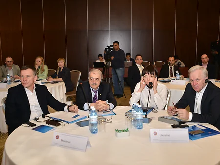 UEFA seminarına qatılan 14 ölkənin nümayəndələri Bakı Olimpiya Stadionunda olub