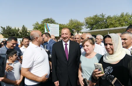 Prezident İlham Əliyev DTX-nin N saylı hərbi hissəsində gənc əsgərlərin andiçmə mərasimində iştirak edib - YENİLƏNİB - FOTO