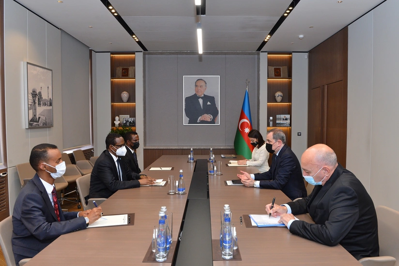 XİN rəhbəri Somalinin səfiri ilə görüşüb